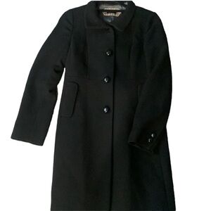 J crew black coat size Small
